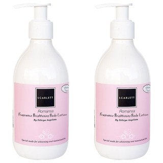 SCARLETT 峇里島 Whitening 乳液 美體潤膚 01 羅曼莎 300ml, 2瓶