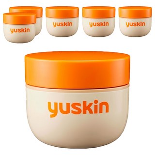 yuskin 悠斯晶 乳霜, 長效滋潤保濕, 含維他命B2, 120g, 6件