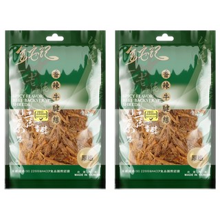 金安記 香辣牛腱絲, 厚透, 台灣製造, 60g, 2包