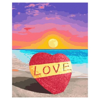 ArtLife 藝術生活 數字油畫DIY DT091 50 x 40cm, 夕陽之戀, 1組