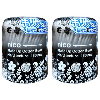 SANYO 山洋 清潔化妝棉花棒 尖頭+圓頭 Set 130支 日本製造, 2組