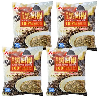 新光洋菜 純高山黑胡椒細粉 100%細粉, 600g, 4包