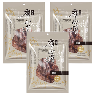 大溪廖心蘭豆干 非基改豆干 燒辣, 110g, 3包