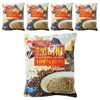 新光洋菜 純高山黑胡椒細粉 100%細粉, 600g, 5包