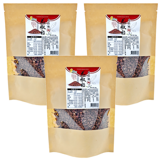 超賀 大紅袍 花椒粒 色澤鮮豔 香氣濃郁 適合滷湯 醃製食品和燉肉, 60g, 3包