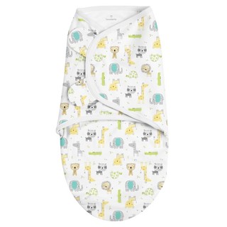 summer infant 原創舒眠包巾 - 動物樂園, 1個