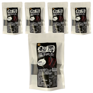 SUNFOOD 太禓食品 超厚筷子真空肉乾 黑胡椒口味, 160g, 5包