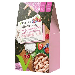 Vilson 米森 無麩質莓果一口捲 5包, 85g, 1袋