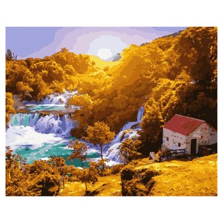 ArtLife 藝術生活 數字油畫DIY DT226 50 x 40cm, 黃金夢想園, 1組