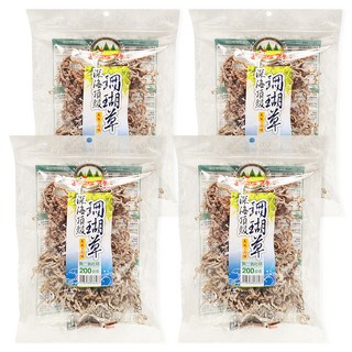 旺來旺 深海頂級珊瑚草 天然美味 無二氧化硫, 200g, 4包