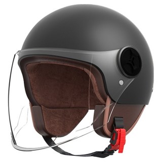 River Fox 復古安全帽, Strup 黑色