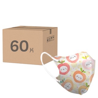 JUN 郡昱 兒童立體醫療口罩, 桃心寶寶, 30片, 2盒