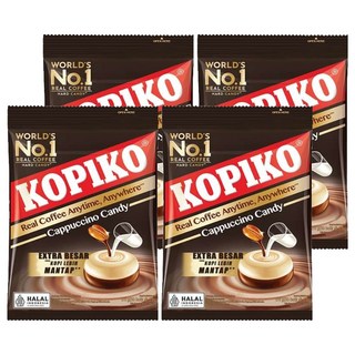 KOPIKO 咖啡牛奶風味糖果, 175g, 4袋