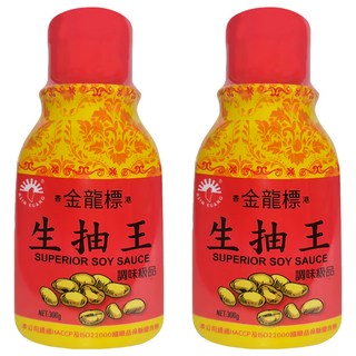 新光洋菜 金龍標生抽王 300g, 2罐