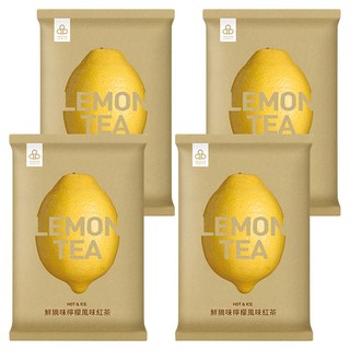 開元食品 鮮摘味檸檬風味紅茶, 冷熱沖調皆可, 粉質細易溶解, 1.02kg, 1袋, 4袋