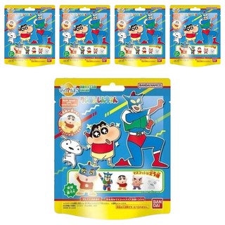 BANDAI 蠟筆小新 沐浴球 內附玩具 款式隨機, 75g, 5包
