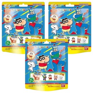 BANDAI 蠟筆小新 沐浴球 內附玩具 款式隨機, 75g, 3包