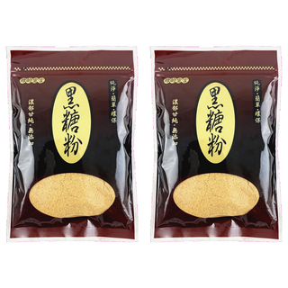綠的宣黑糖粉-天然風味 適用於飲品、甜點及料理 獨立包裝方便攜帶, 250g, 2入