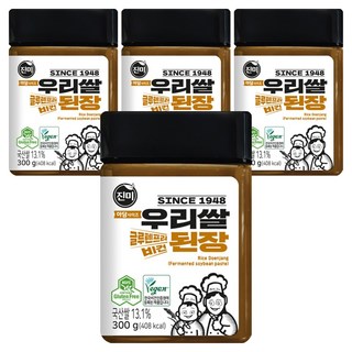 Jinmi Foods 無麩質韓國米大醬, 300g, 4個
