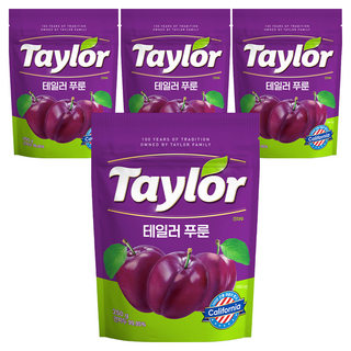테일러 푸룬건자두, 250g, 4개