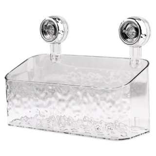 apex Innovation 輕奢波紋真空吸盤置物架 大號, 透明, 1個