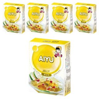 SIGNWIN 三得冠 愛玉凍粉 簡單方便 DIY 滑順口感 清爽可口 嚴選優質原料 安心美味 素食可食, 100g, 5盒