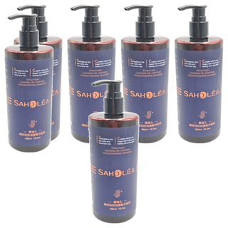 SAHOLEA 森歐黎漾 質進化咖啡因涼感控油健髮洗髮精, 480ml, 6瓶