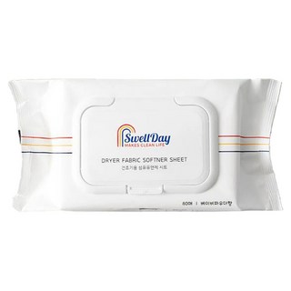 Swelday烘乾機床單織物柔軟劑嬰兒爽身粉香味, 1個, 80件