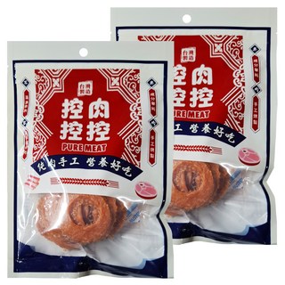 控肉控控 寵物肉乾, 純肉手工營養好吃 寵物零食, 蜜汁甜甜圈, 80g, 2包