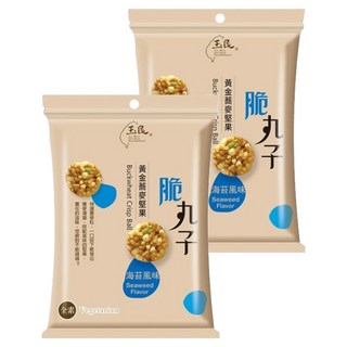 玉民 黃金蕎麥堅果脆丸子 海苔風味, 45g, 2包