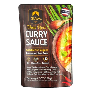 SIAM 泰式紅咖哩調理醬包, 200g, 1包