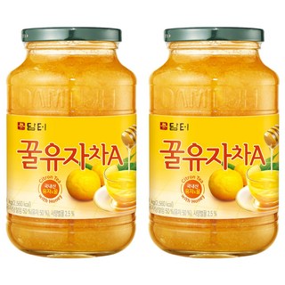 Damtuh 丹特 蜂蜜柚子茶, 1kg, 1罐, 2罐