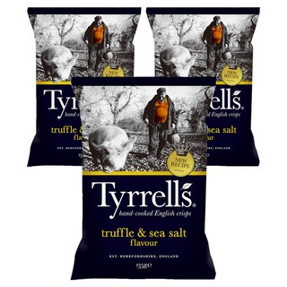 泰勒思洋芋片, 多種口味可選 英式手工製作, 135g, 3包