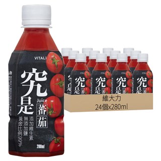 維大力 99%蕃茄汁, 280ml, 24個