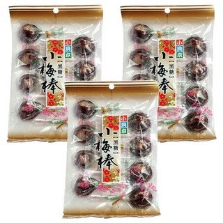 小貝京 黑糖小梅棒, 112g, 3袋