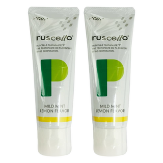 GC Ruscello P預防型溫和薄荷檸檬牙膏 2條 日本原裝進口 清新口氣 預防蛀牙, 70g