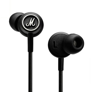 Marshall Mode 耳道式耳機，輕巧舒適，優質音效，時尚外觀, 黑