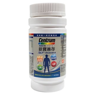 Centrum 善存 銀寶 50+ 男性綜合維他命, 120顆, 1罐