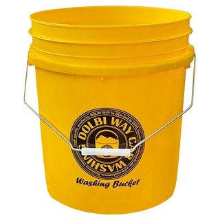 dolbi way 優質洗車桶, 黃色 + 黑色, 18L