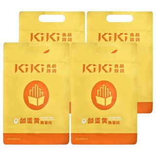KiKi 食品雜貨 鹹蛋黃魚薯條 鮪魚風味 鹹香鴨蛋, 80g, 4包