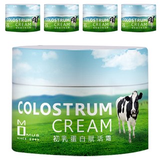 MOMUS 初乳蛋白賦活霜, 3大專利X5重保濕 更水嫩, 30ml, 5罐