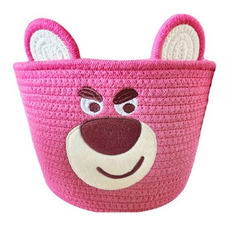 Disney 迪士尼 編織收納籃, 草莓熊, 1個