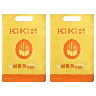 KiKi 食品雜貨 鹹蛋黃魚薯條, 酥脆馬鈴薯條, 鮪魚風味, 鹹香鴨蛋, 80g, 2包