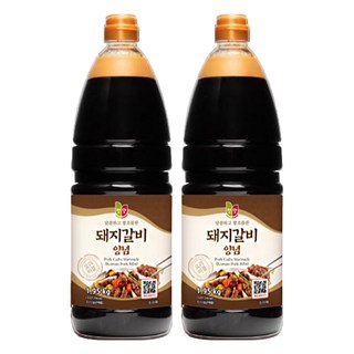 청우식품 돼지갈비양념, 2kg, 2개