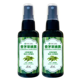 THE LOEL 香茅草防蚊蟲噴霧, 60ml, 2瓶
