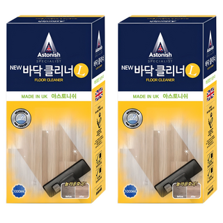 아스토니쉬 바닥 클리너 시트러스 L, 1L, 2개