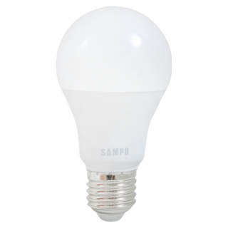 SAMPO 聲寶 12W 晝光色LED節能燈泡, 1個, 6500K