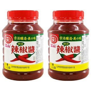 十全 富山麻油辣椒醬 古法釀造, 630g, 2罐