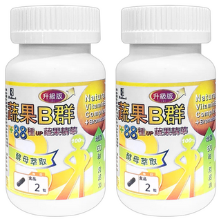 BioBank 大金宏醫 88種蔬果酵素B群升級版, 60顆, 30g, 2罐