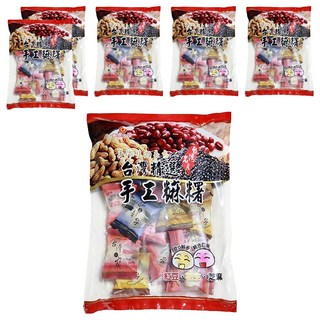 Chiao-E 巧益 綜合麻糬 紅豆 + 花生 + 芝麻 全素, 270g, 6袋